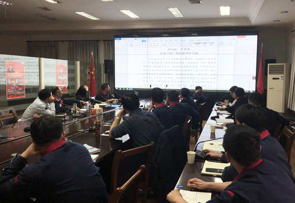 公司召开金冠选矿5S治理观摩交流会