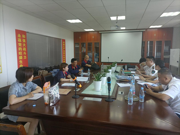 市卫健委到公司检查事情