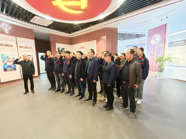 建材公司党支部开展共建党员运动 