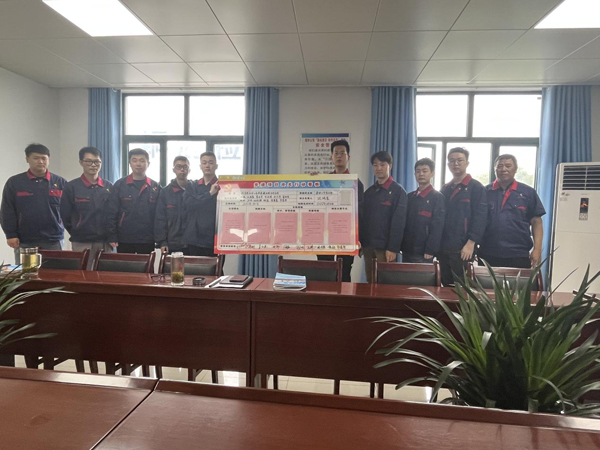 建材公司党支部举行党建项目攻关行动允许践诺仪式