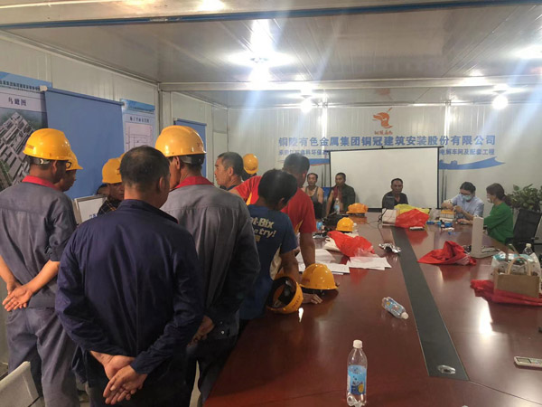 江西鑫科项目增强防暑降温事情