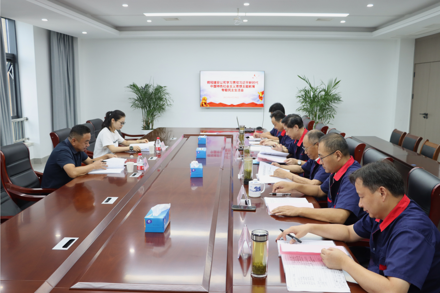公司召开学习贯彻习近平新时代中国特色社会主义头脑主题教育专题民主生涯会