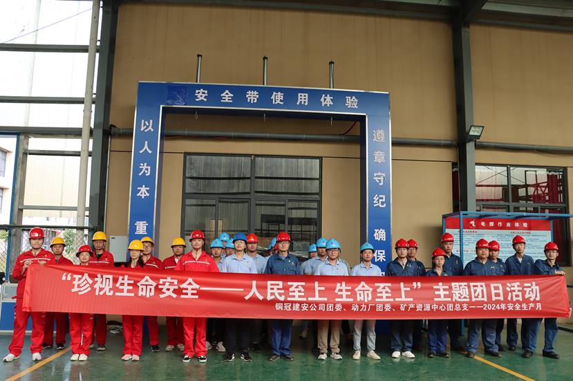 公司团委组织开展“珍视生命清静--人民至上 生命至上”主题团日运动