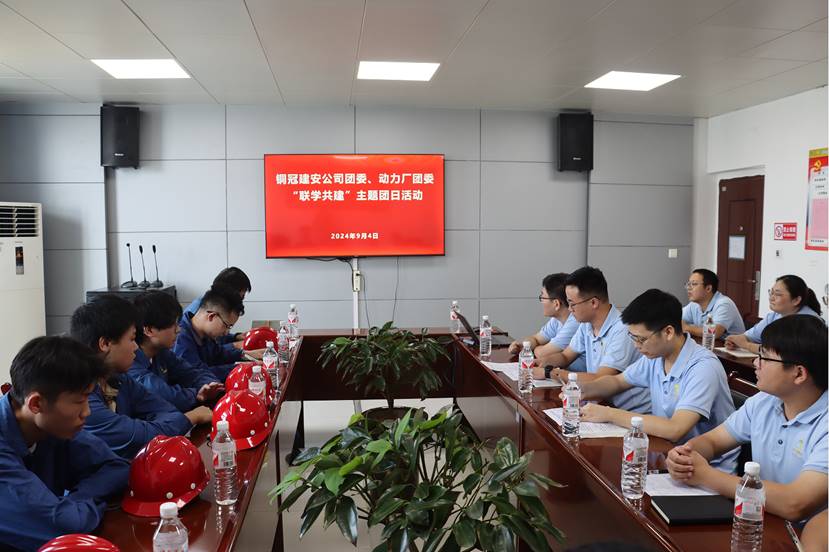 公司团委与动力厂团委开展联学共建主题团日运动