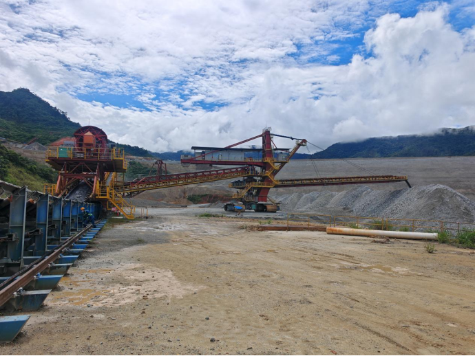 公司逾额完成米拉多废石系统生产总量